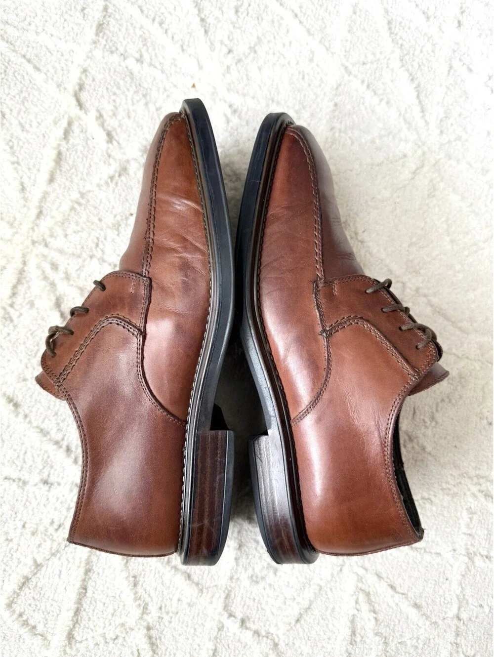 Skechers Collection Maestro Mozart 1167 Men’s 9.5 Brown Leather Dress Shoes